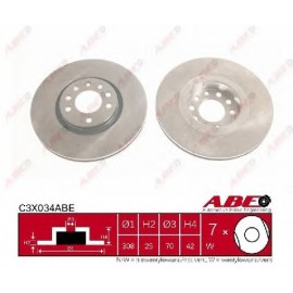 STABDŽIŲ DISKAS OPEL ASTRA G/H,SAAB 9-3