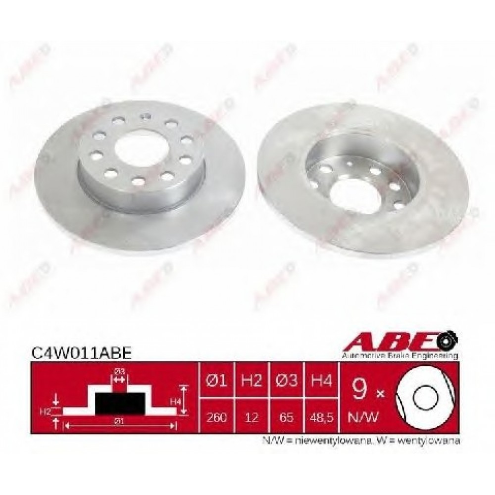 STABDŽIŲ DISKAS AUDI A3,VW GOLF 5,TOURAN VNT.