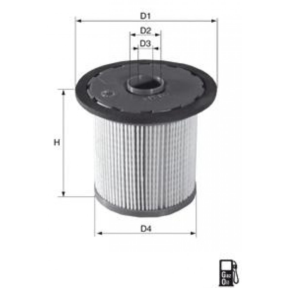 KURO FILTRAS FORD FOCUS II 1,6-1,8 TDCI 04-