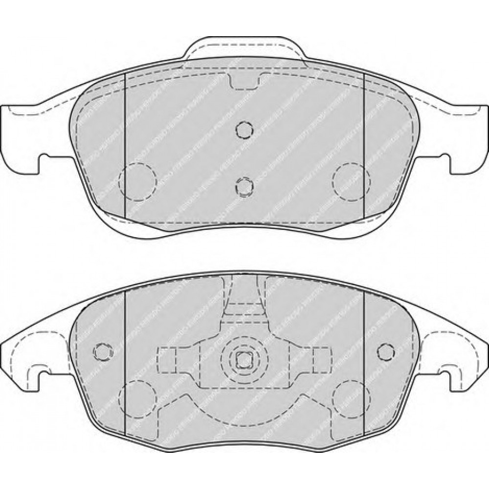 STABDŽIŲ TRINKELIŲ KOMPLEKTAS CITROEN C4,BERLINGO 07- PRIEKIS