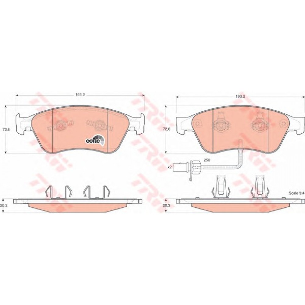 STABDŽIŲ TRINKELIŲ KOMPLEKTAS AUDI A6/A8 04-,VW PHAETON 02-