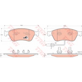 STABDŽIŲ TRINKELIŲ KOMPLEKTAS AUDI A6/A8 04-,VW PHAETON 02-