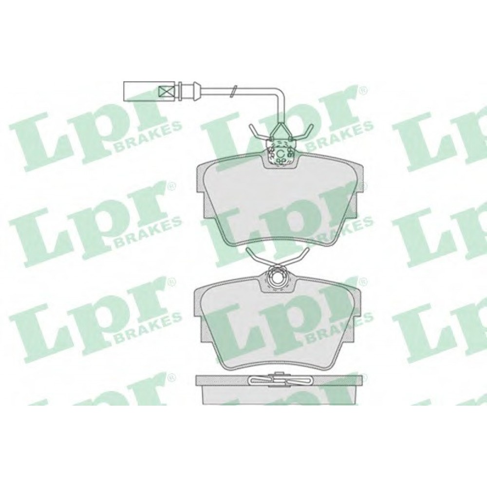 STABDŽIŲ TRINKELIŲ KOMPLEKTAS VW T4,SHARAN 97-