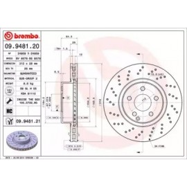 STABDŽIŲ DISKAS MB SL350 R230 03-