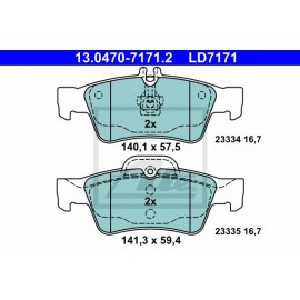 STABDŽIŲ TRINKELIŲ KOMPLEKTAS MB W211/W220/W221 02-