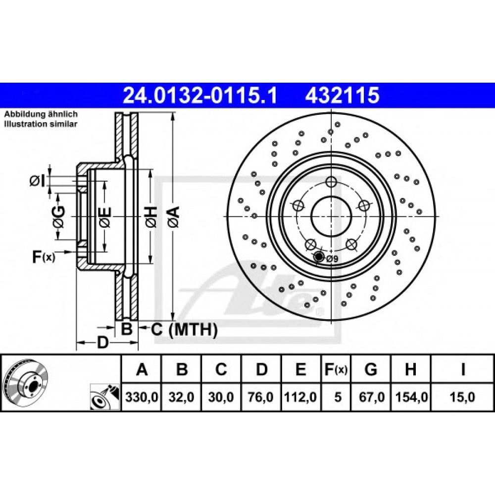 STABDŽIŲ DISKAS MB W220 98-