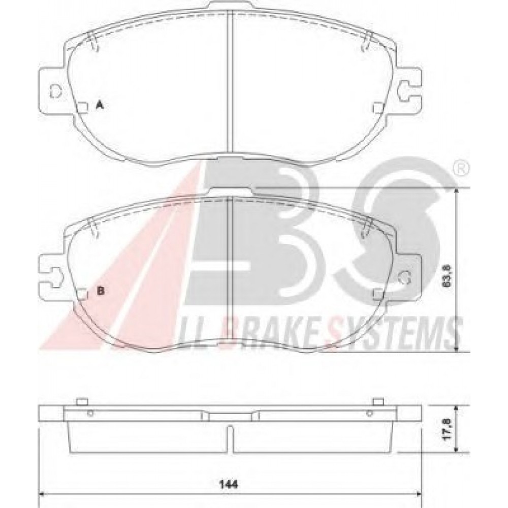 STABDŽIŲ TRINKELIŲ KOMPLEKTAS LEXUS LS400/GS300 89-
