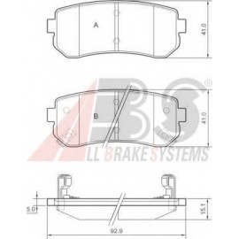 STABDŽIŲ TRINKELIŲ KOMPLEKTAS HYUNDAI ACCENT,I30 05-/KIA RIO 05-