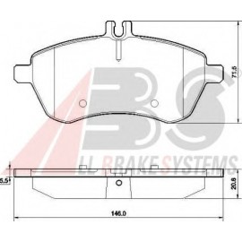 STABDŽIŲ TRINKELIŲ KOMPLEKTAS MB W204/W211/W212 07-