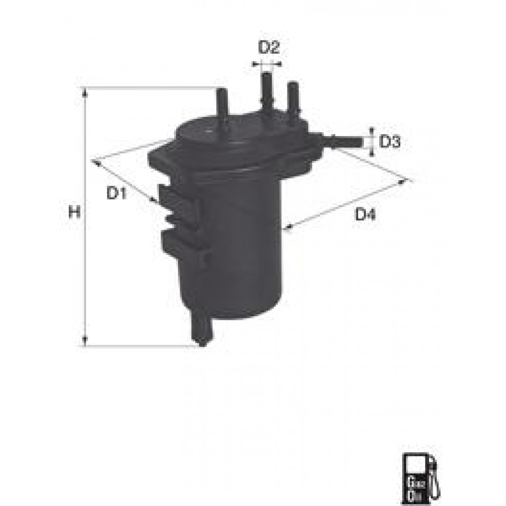 KURO FILTRAS RENAULT,NISSAN 1.5DCĮ