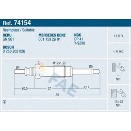 KAITINIMO ŽVAKĖ MB SPRINTER 212D-612D/W210