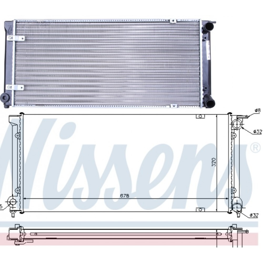 RADIATORIUS VW GOLF 84-92