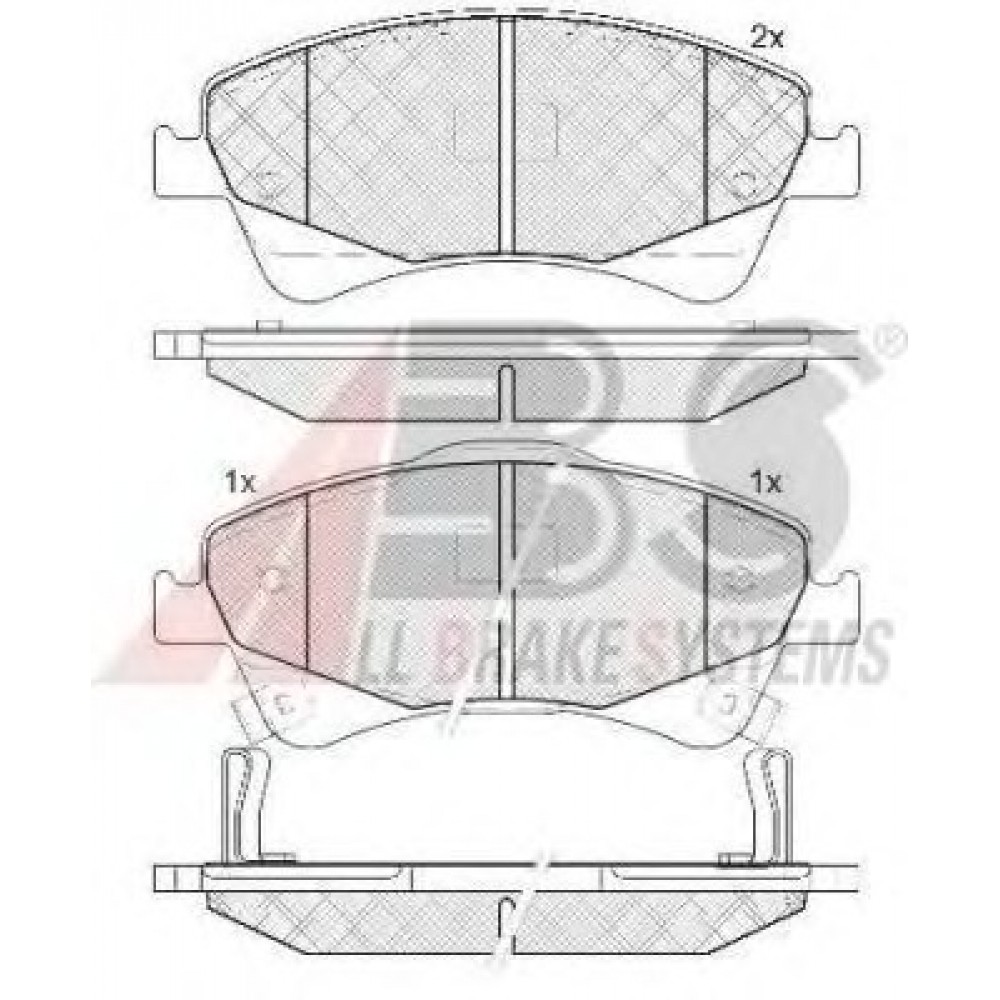 STABDŽIŲ TRINKELIŲ KOMPLEKTAS TOYOTA AVENSIS 09-