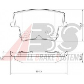 STABDŽIŲ TRINKELIŲ KOMPLEKTAS CHRYSLER 300C 04- GALAS