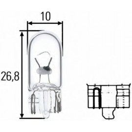 LEMPUTĖ 5W W2.1*9.5D