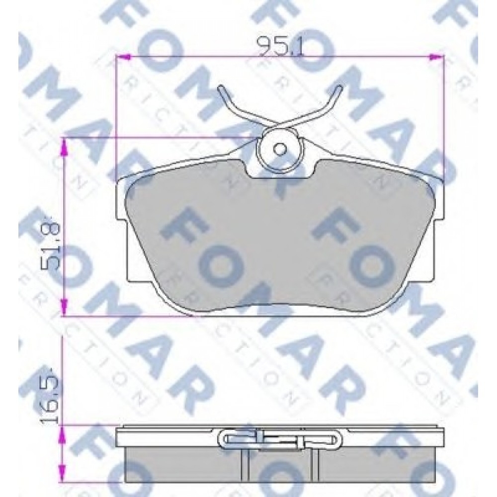 STABDŽIŲ TRINKELIŲ KOMPLEKTAS VW, OPEL, RENAULT
