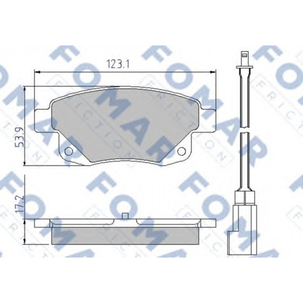 STABDŽIŲ TRINKELIŲ KOMPLEKTAS FORD TRANSIT 06- GALAS