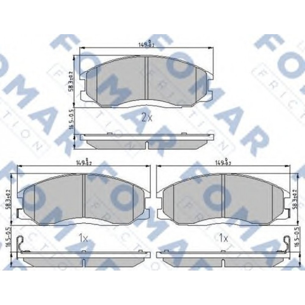STABDŽIŲ TRINKELIŲ KOMPLEKTAS HYUNDAI SANTA FE,TRAJET 00-/KIA SORENTO PR