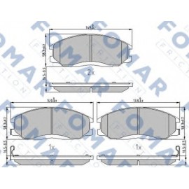 STABDŽIŲ TRINKELIŲ KOMPLEKTAS HYUNDAI SANTA FE,TRAJET 00-/KIA SORENTO PR