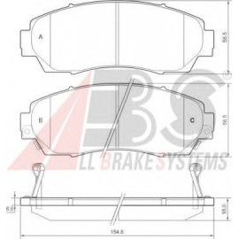 STABDŽIŲ TRINKELIŲ KOMPLEKTAS HONDA C-RV 07- PRIEKIS