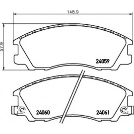 STABDŽIŲ TRINKELIŲ KOMPLEKTAS HYUNDAI TERRACAN 02-07