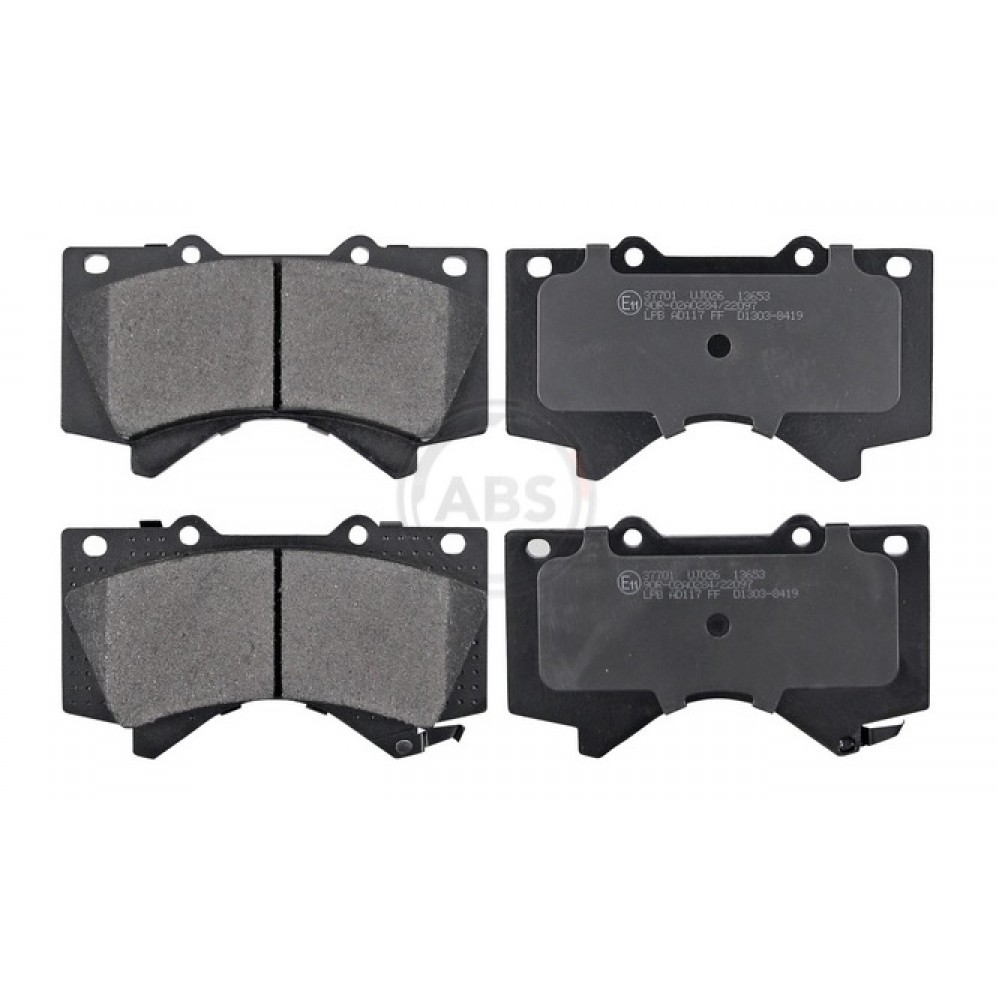 STABDŽIŲ TRINKELIŲ KOMPLEKTAS TOYOTA LANDCRUISER 08- PRIEKIS