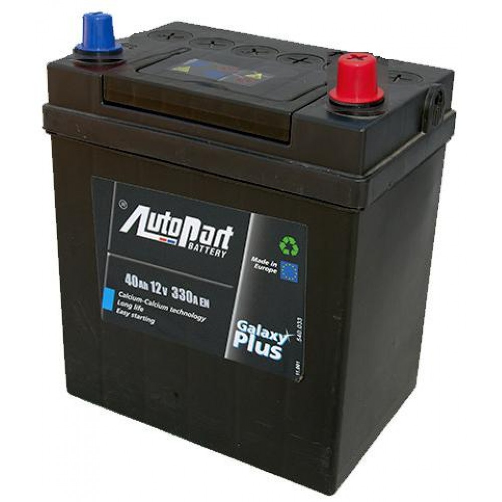 AKUMULIATORIUS AUTOPART GALAXY PLUS 40AH/12V DEŠINĖ