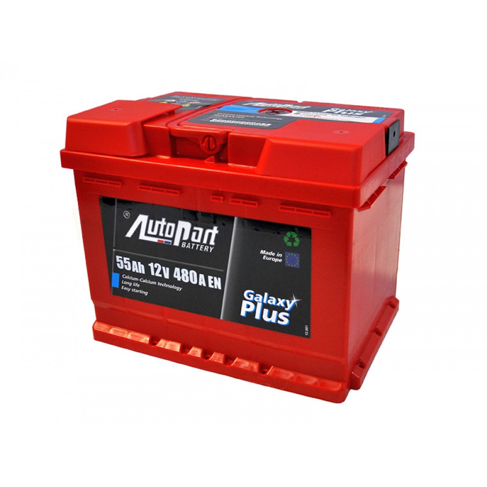 AKUMULIATORIUS AUTOPART GALAXY PLUS 55AH/12V