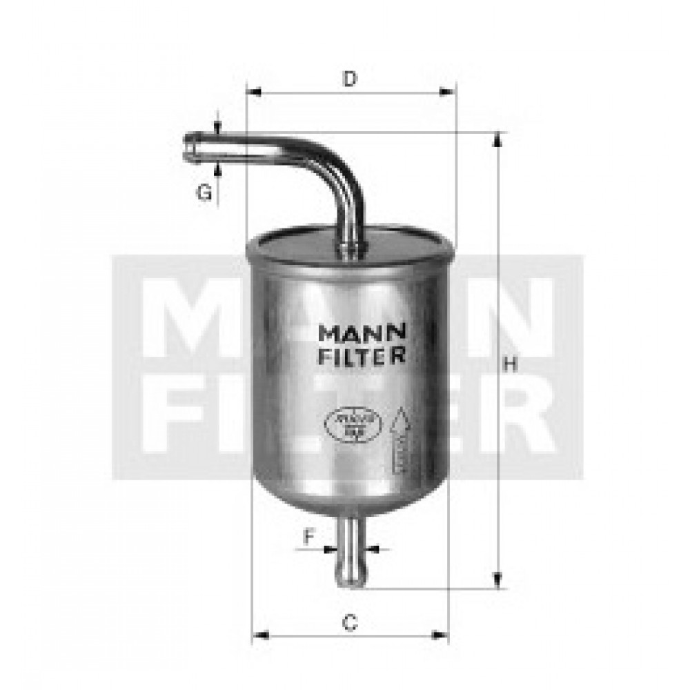 KURO FILTRAS MAZDA 626