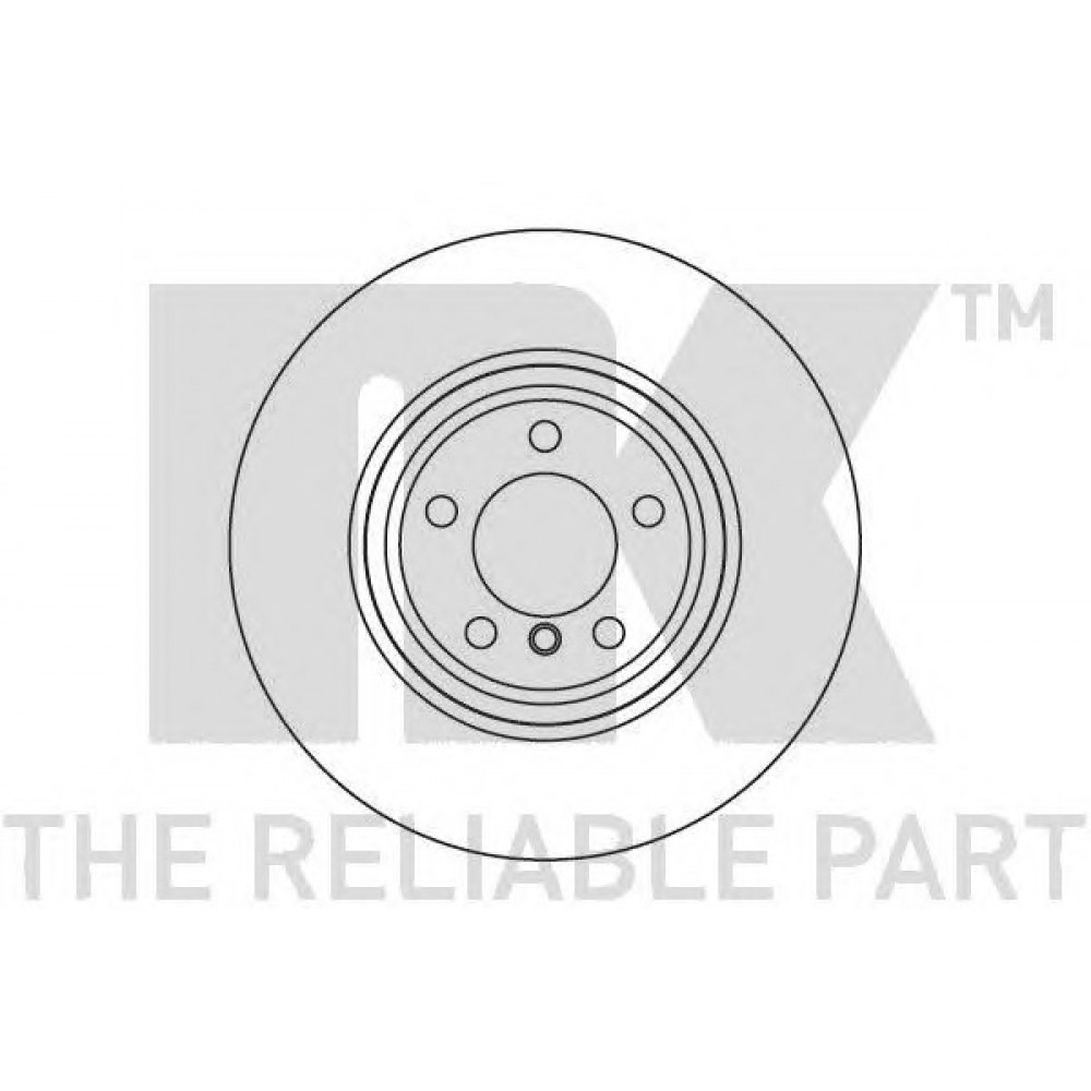 STABDŽIŲ DISKAS BMW E60/E61 04-/E65/E66