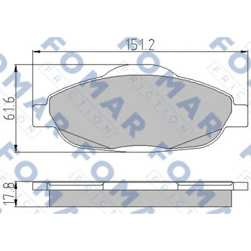 STABDŽIŲ TRINKELIŲ KOMPLEKTAS PEUGEOT 308/3008 07-