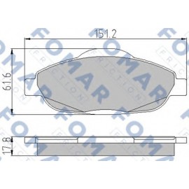 STABDŽIŲ TRINKELIŲ KOMPLEKTAS PEUGEOT 308/3008 07-