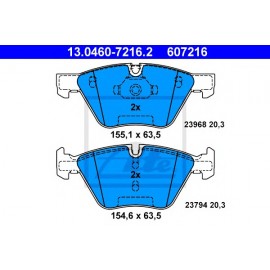 STABDŽIŲ TRINKELIŲ KOMPLEKTAS BMW E90/E91/E92/E60/E61 03-