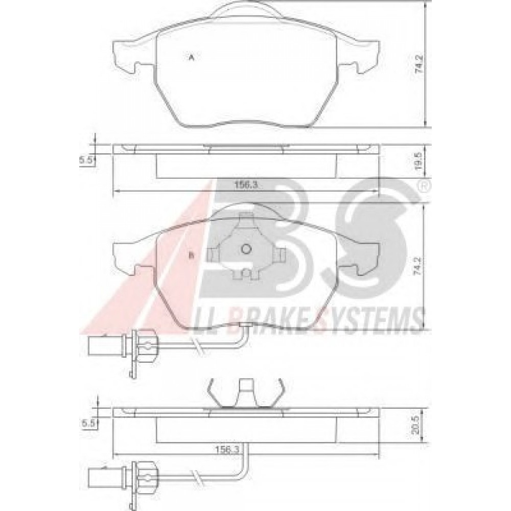 STABDŽIŲ TRINKELIŲ KOMPLEKTAS VW SHARAN 00-,FORD GALAXY,SEAT
