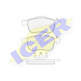 STABDŽIŲ TRINKELIŲ KOMPLEKTAS VOLVO S60 01-/S80 98-/XC90 02-