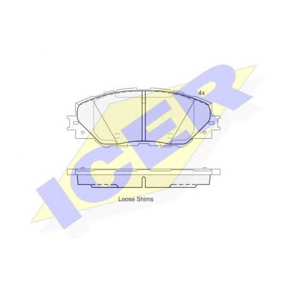 STABDŽIŲ TRINKELIŲ KOMPLEKTAS TOYOTA RAV 4 06-/AURIS 07-