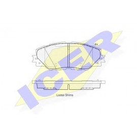 STABDŽIŲ TRINKELIŲ KOMPLEKTAS TOYOTA RAV 4 06-/AURIS 07-