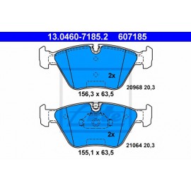 STABDŽIŲ TRINKELIŲ KOMPLEKTAS BMW E36/E46