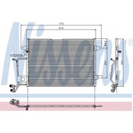 RADIATORIUS AC AUDI A4 94-00