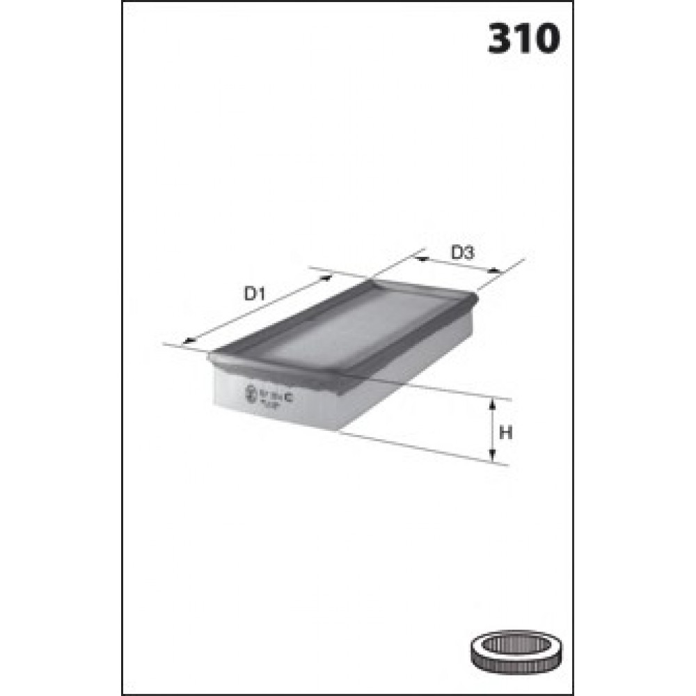 ORO FILTRAS VOLVO V40/S40