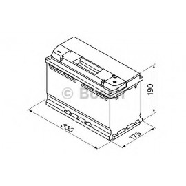 AKUMULIATORIUS BOSCH 100Ah 830A S5