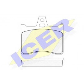 STABDŽIŲ TRINKELIŲ KOMPLEKTAS CITROEN XM,CX,XANTIA 90- GALAS