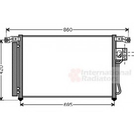 RADIATORIUS AC HYUNDAI SANTA FE 06-