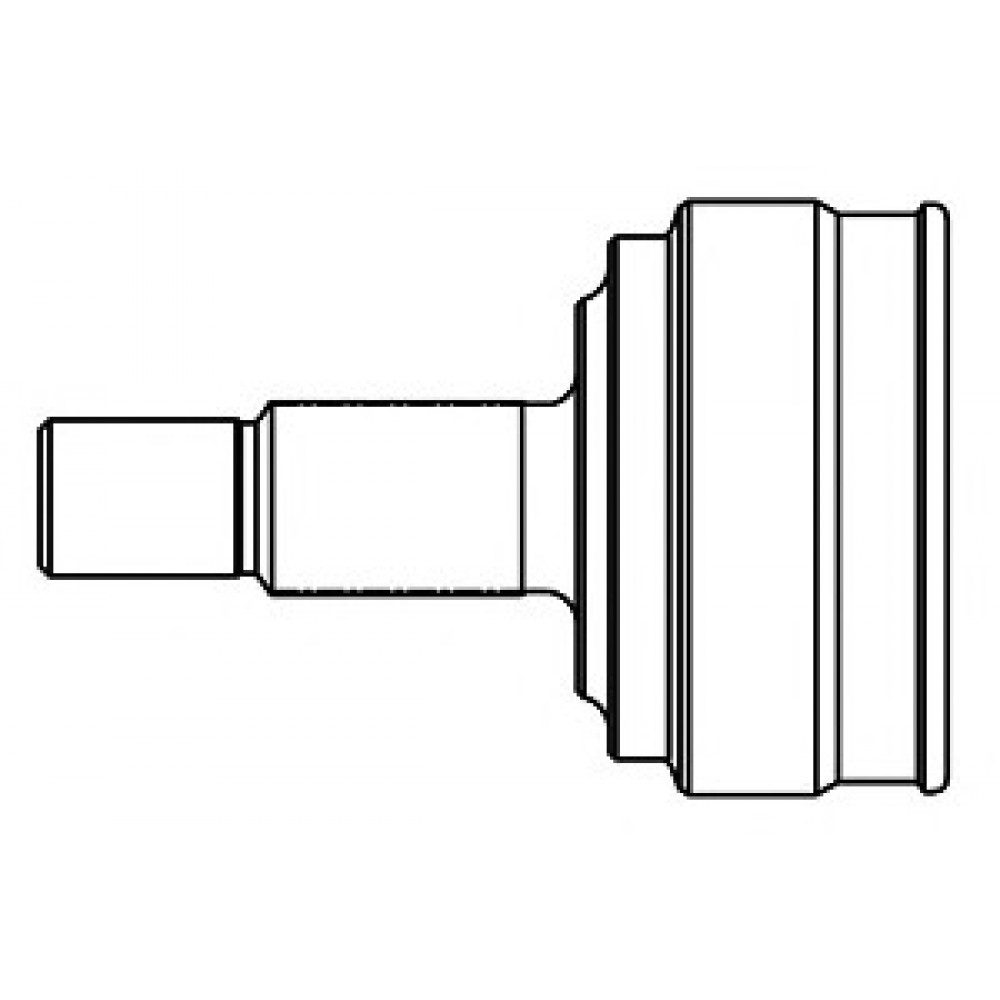 PUSAŠIS NISSAN ALMERA TINO 1,8-2,0 00-